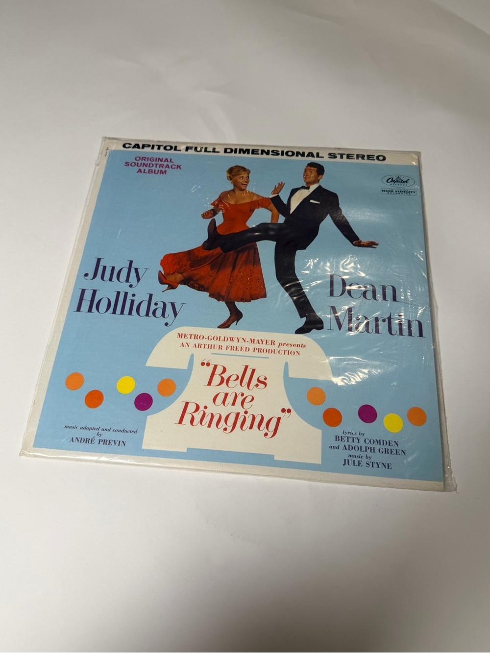 Vintage 1960 Bells Are Ringing Soundtrack Vinyl LP – Judy Holliday Dean Martin